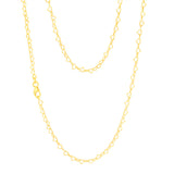 9ct Yellow Gold Fancy Heart 45cm Chain