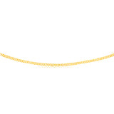 9ct Yellow Gold Silver Filled Fancy Belcher 50cm Chain