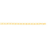9ct Yellow Gold Silverfilled Fancy 19cm Bracelet