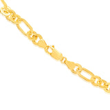 9ct Yellow Gold Silver Filled Fancy 50cm Chain