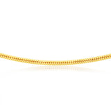 9ct Yellow Gold Silver Filled 90 Gauge 45cm Snake Chain