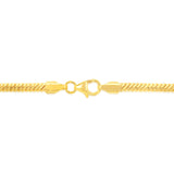 9ct Yellow Gold Silver Filled 90 Gauge 45cm Snake Chain
