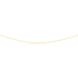 9ct Yellow Gold Silver Filled Fine 40+5cm Chain