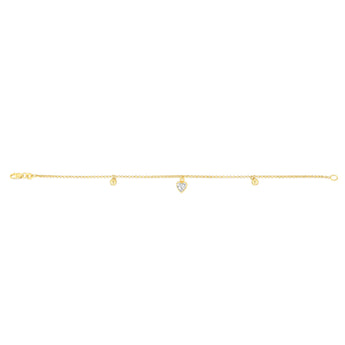 9ct Silverfilled Charm Bracelet