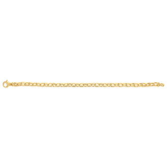 9ct Silverfilled Yellow Gold Belcher Chain Bracelet