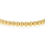 9ct Yellow Gold Silverfilled Beaded Bracelet