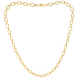 9ct Yellow Gold Copper Filled Oval Link 45cm Chain