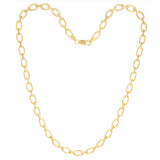 9ct Yellow Gold Copper Filled Oval Link 50cm Chain