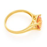 9ct Yellow Gold 2ct Cushion Cut Citrine Ring