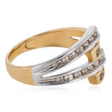Australian Diamond 9ct Yellow Gold Diamond Ring