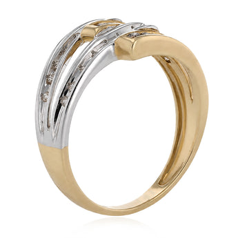 Australian Diamond 9ct Yellow Gold Diamond Ring