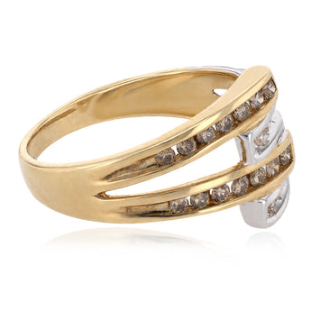 Australian Diamond 9ct Yellow Gold Diamond Ring