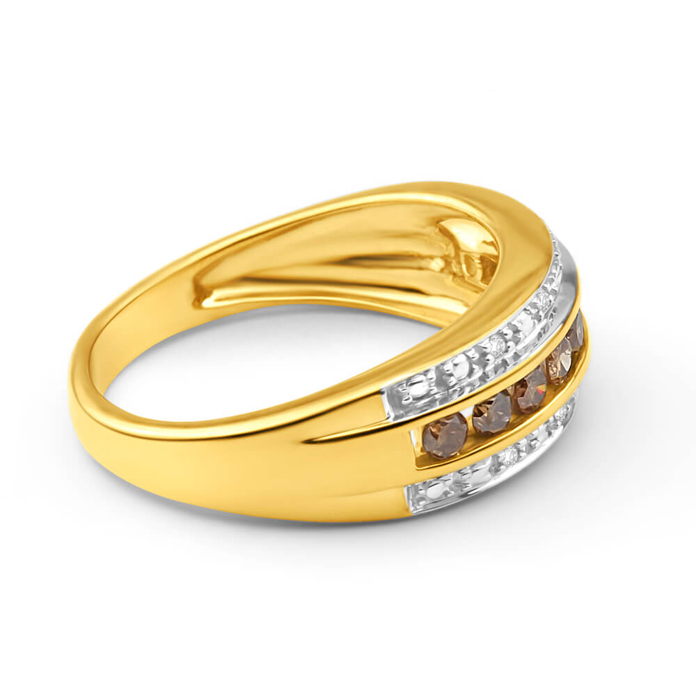Australian Diamond 9ct Yellow Gold Diamond Ring (TW=40pt) Grahams