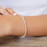 1 Carat Diamond Tennis Bracelet in 9ct Yellow Gold