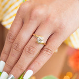 18ct Yellow Gold Solitaire Ring With 1 Carat Australian Diamond