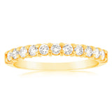 18ct Yellow Gold Ring With 3/8 Carats Of Diamonds
