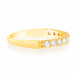 18ct Yellow Gold Ring With 3/8 Carats Of Diamonds