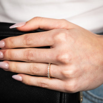 18ct Yellow Gold Ring With 3/8 Carats Of Diamonds