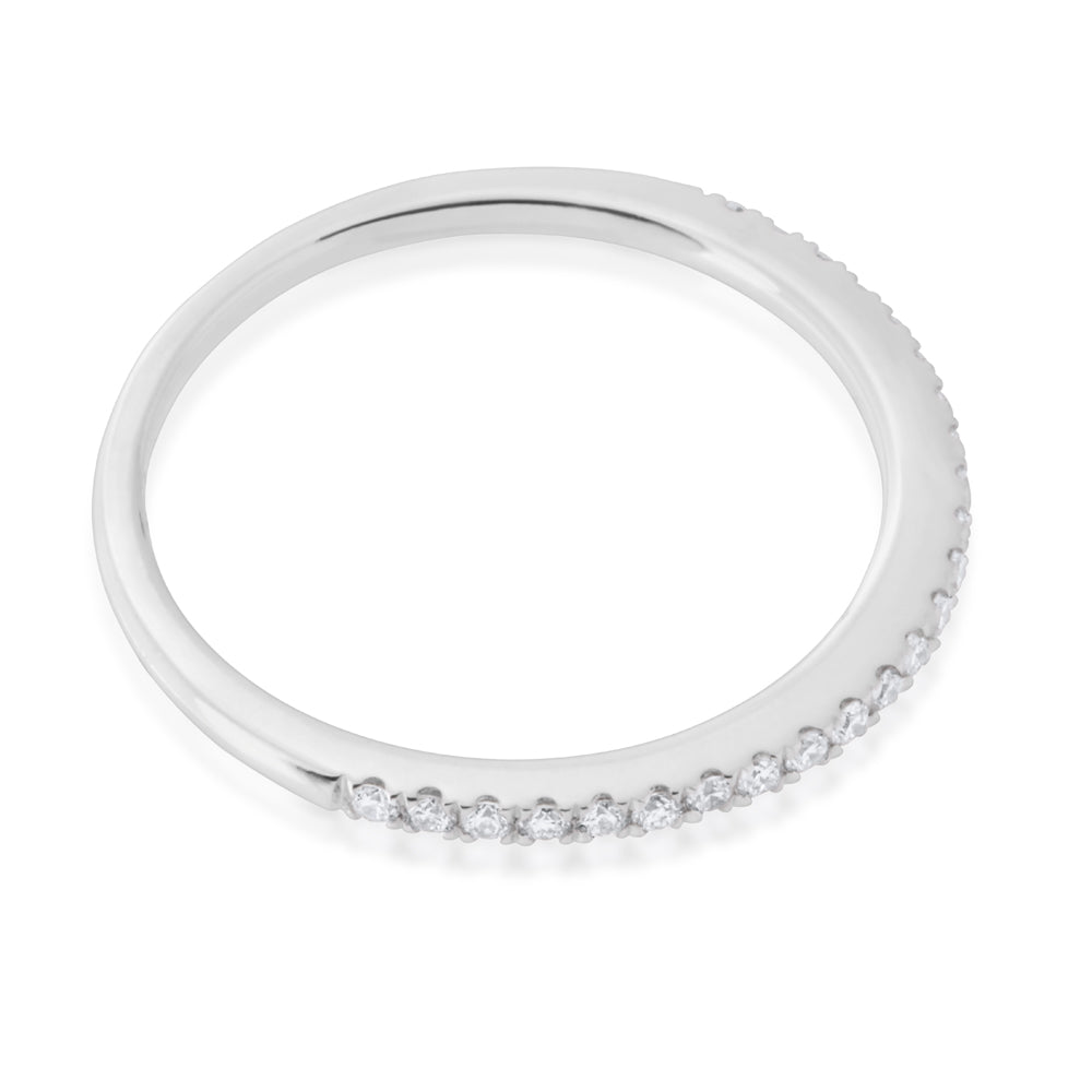 18ct White Gold Eternity Ring with 1/5 Carat Diamonds
