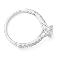 Load image into Gallery viewer, Luminesce Laboratory Grown 18ct White Gold 0.80 Carat Diamond Ring