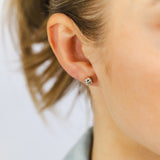 9ct Yellow Gold 3/4 Carat Diamond Stud Earrings