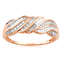 Load image into Gallery viewer, 9ct Rose Gold 1/2 Carat Diamond Ring