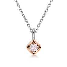 Load image into Gallery viewer, Blush Pink Argyle Diamond18ct White and Rose Gold Pink Diamond Pendant