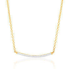 Load image into Gallery viewer, 9ct Yellow Gold 42cm Chain with 12 Diamonds