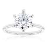 18ct White Gold 2.00 Carat Brilliant cut GH SI Diamond Solitaire Ring