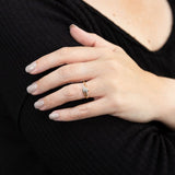 9ct Yellow Gold Diamond Ring with 6 Brilliant Diamonds