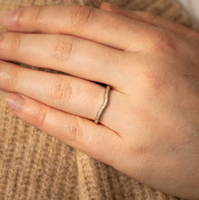 Load image into Gallery viewer, 10ct Yellow Gold 0.05 Carat Diamond Claw Ring