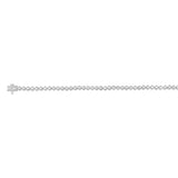 14ct White Gold 2 Carats Diamond Tennis Bracelet With 51 Brilliant Diamonds 18cm