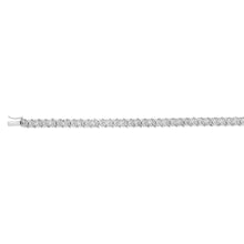 Load image into Gallery viewer, Sterling Silver 1/2 Carat 18.5cm Diamond Bracelet