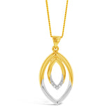 9ct Yellow Gold Diamond  Pendant
