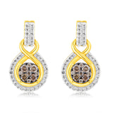 9ct Yellow Gold 1/2 Carat Diamond Studs with Australian Diamonds