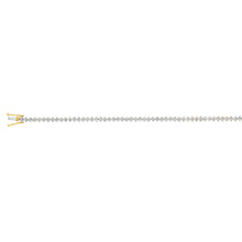 Load image into Gallery viewer, 2 Carat Diamond Tennis Bracelet with 186 Brilliant Diamonds 17.5cm in 9ct Yellow Gold