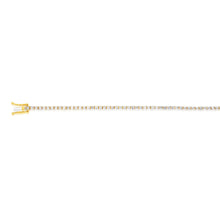 Load image into Gallery viewer, 9ct Yellow Gold 2 Carat Diamond Tennis Bracelet with 82 Brilliant Diamonds