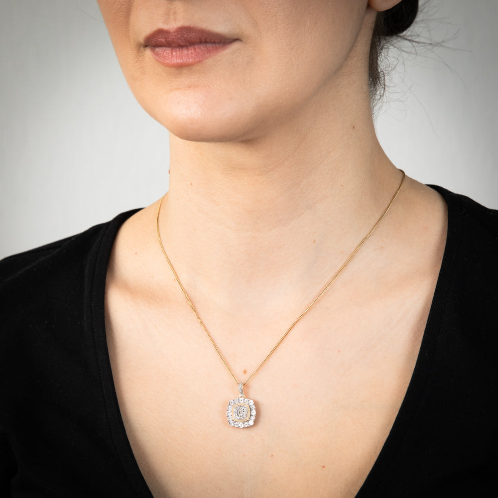 6 carat online diamond necklace