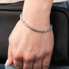 Load image into Gallery viewer, Sterling Silver 0.10 Carat Diamond 18cm Bracelet Set with 24 Diamonds