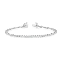 Load image into Gallery viewer, 0.95 Carat Diamond Tennis Bracelet in 10ct White Gold