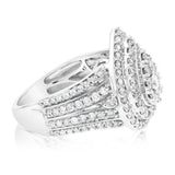 1.90 Carat Diamond Pear Shape Ring in 10ct White Gold