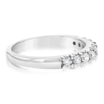 1/2 Carat Diamond Eternity Ring in 10ct White Gold