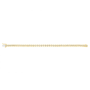 1.00 Carat Diamond Bracelet in 10ct Yellow Gold