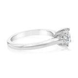 0.85 Carat Solitaire Diamond Ring in 18ct White Gold