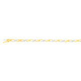 1/6 Carat Diamond Bracelet in 9ct Yellow Gold