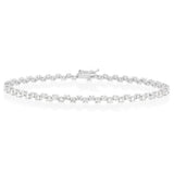 2 Carat Diamond Tennis Bracelet in 10ct White Gold