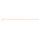 10 Brilliant Cut Diamond Bracelet in 9ct Yellow Gold