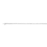 Sterling Silver 0.95 Carat  Diamond 18cm Tennis Bracelet with Brilliant Cut Diamonds