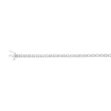 Sterling Silver 0.95 Carat Diamond 19cm Bracelet with 34 Round Diamonds