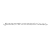 Sterling Silver 1/4 Carat Diamond 18.5cm Hugs and Kisses Bracelet